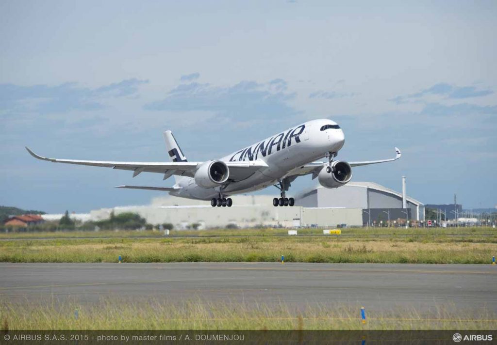 A350 XWB FINNAIR FIRST FLIGHT