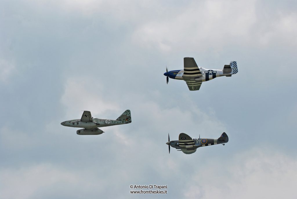 Me 262, Spitfire, Mustang - Pardubice Air Show 2016