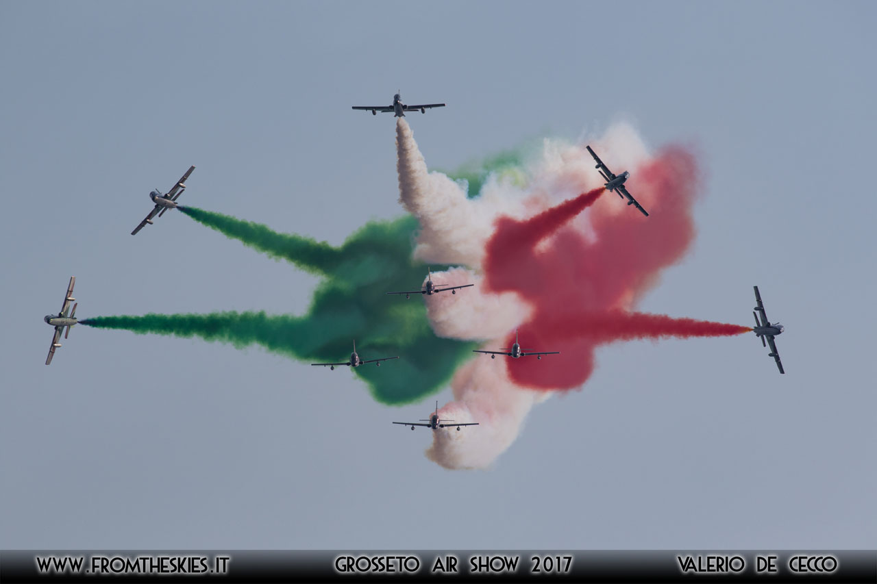 Frecce Tricolori 2024 Calendario Air Show, Sorvoli